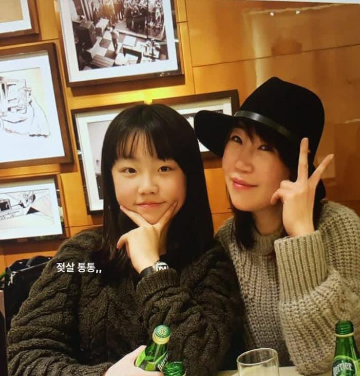 Jin Min-seo during treatment